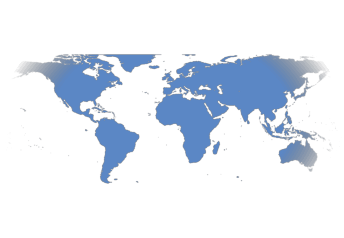 World coverage map
